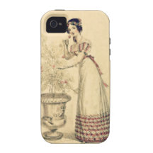 Jane Austen-Regentschafts-Ballkleid Case-Mate iPhone 4 Hülle
