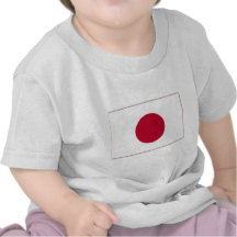 Japan-Flaggen-Produkte T-shirt