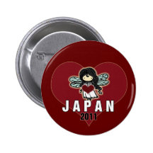 Japan-Stützknopf-kleine japanische Fee Buttons