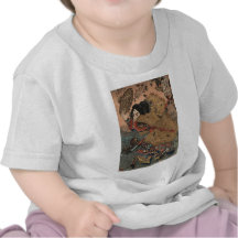 Japanische Kriegers-Kunst circa 1800s Shirts