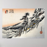 Japanische Männer und Snowscape no.1 Plakate