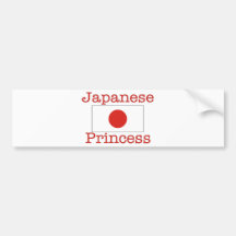 Japanische Prinzessin Autosticker