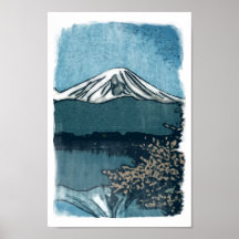 Japanische Wasserfarbe 4 Plakatdruck