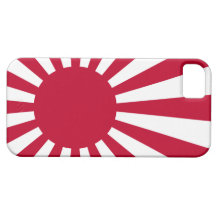 Japanischer Flaggen-aufgehende Sonne iPhone Fall iPhone 5 Etui