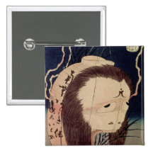 Japanischer Geist Button