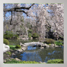 Japanisches Gartenphotographieplakat