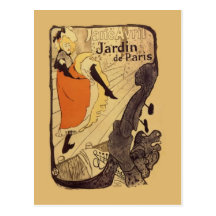 Jardin De Paris - Toulouse-Lautrec Postkarte
