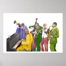 "Jazz-Band " Plakate