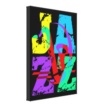 Jazz Galerie Falt Leinwand