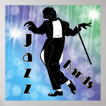 Jazz-Hände Posterdruck