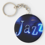 Jazz in Blue-Anhänger Schlüsselbänder