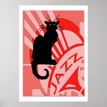Jazz-Katze Posterdrucke