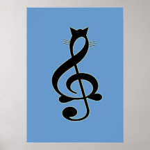 Jazz-Katzen-Plakat