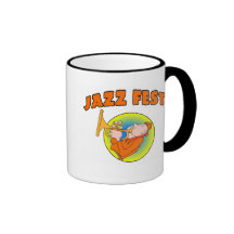 Jazzfest-Trompete Kaffee Haferl