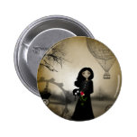 Jede Rose hat es ist Dorn Steampunk Kunst Buttons