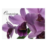 Jeder Anlass Orchid1 lädt ein Personalisierte Ankündigungskarte