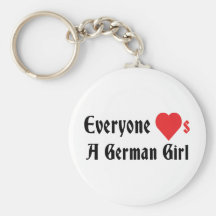 Jeder Lieben ein deutsches Mädchen Schlüsselbänder