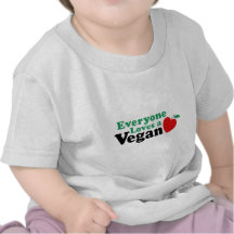 Jeder Lieben ein veganes T-shirts