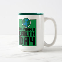 Jeder Tag ist Tag der Erde Kaffee Haferl