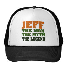 Jeff - der Mann, der Mythos, die Legende! Kappen