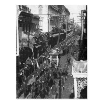 Jefferson Davis-Begräbnis in New Orleans: 1908 Postkarten