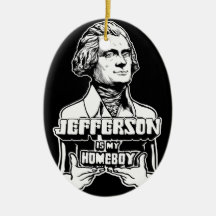 Jefferson ist meine Homeboy-Verzierung Ornamente