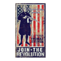 Jefferson-Revolutions-Propaganda-Druck poster