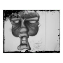 JEFFFACES6 POSTKARTE
