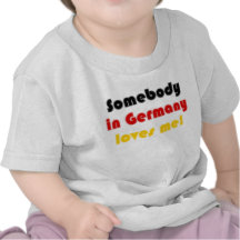 Jemand in Deutschland-Lieben ich! - Säuglings-T-Sh
