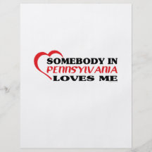 Jemand in Pennsylvania-Lieben ich Hemden Flyerdesign