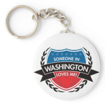 Jemand in Washington-Lieben ich schlüsselanhänger