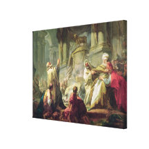 Jeroboam, das des goldenen Kalbs, 1752 opfert Leinwand Drucke