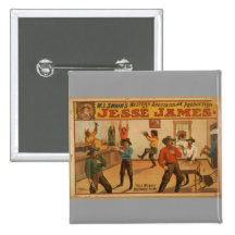 Jesse James, "dieses Geld gehört mir" Vintages Th Buttons