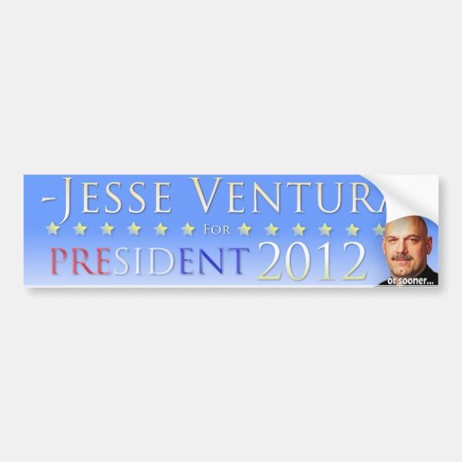 Jesse Ventura 2012 (oder eher) Autoaufkleber