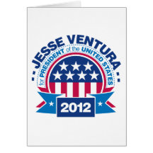 Jesse Ventura für Präsidenten 2012 Karten