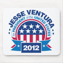 Jesse Ventura für Präsidenten 2012 Mousepads