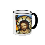 Jesus Christus-Buntglas-Fenster Teetasse