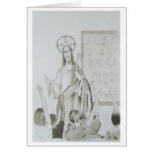 Jesus Christus, der die Kinder unterrichtet Karten