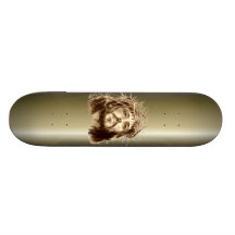 Jesus Christus mit Dornenkrone Skateboard Deck