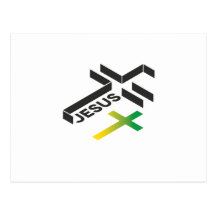 Jesus Cross Gradient 1.0 Postkarte