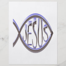 Jesus-Fische Individuelle Flyer