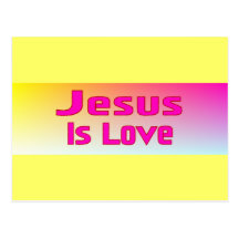 Jesus ist Liebe Postkarte