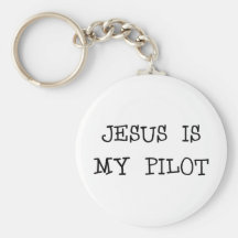 Jesus ist mein Pilot Schlüsselbänder