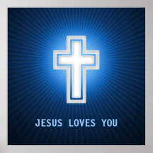 JESUS-LIEBEN SIE - christliches Plakat