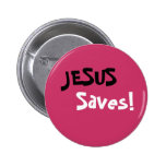 Jesus rettet! button