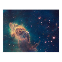 Jet in der Carina-Nebelfleck-Postkarte