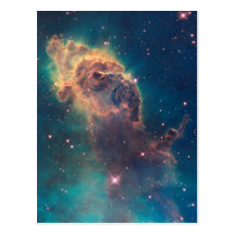 Jet in der Carina-Nebelfleck-Postkarte