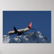 Jet-Landung, Innsbruck, Österreich Posterdrucke
