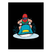Jet-Ski Postkarten