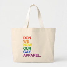 JETZT WIR DON UNSER HOMOSEXUELLES KLEID - .PNG TRAGETASCHE